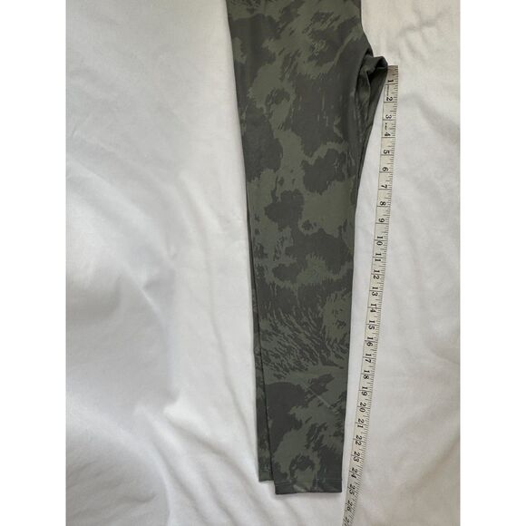 Noli Army Green Leggings Yoga Pants Size M Pilates Workout Sporty Fitness Cute - Picture 10 of 11